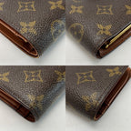 Louis Vuitton Nogram Portefeuille Viennois Brown Bifold Wallet Leather — view 8
