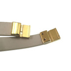 Yves Saint Laurent Opium Double Loop Bracelet Leather White 0736 — view 7