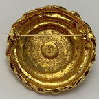 Yves Saint Laurent Pearl Gold Brooch — view 5