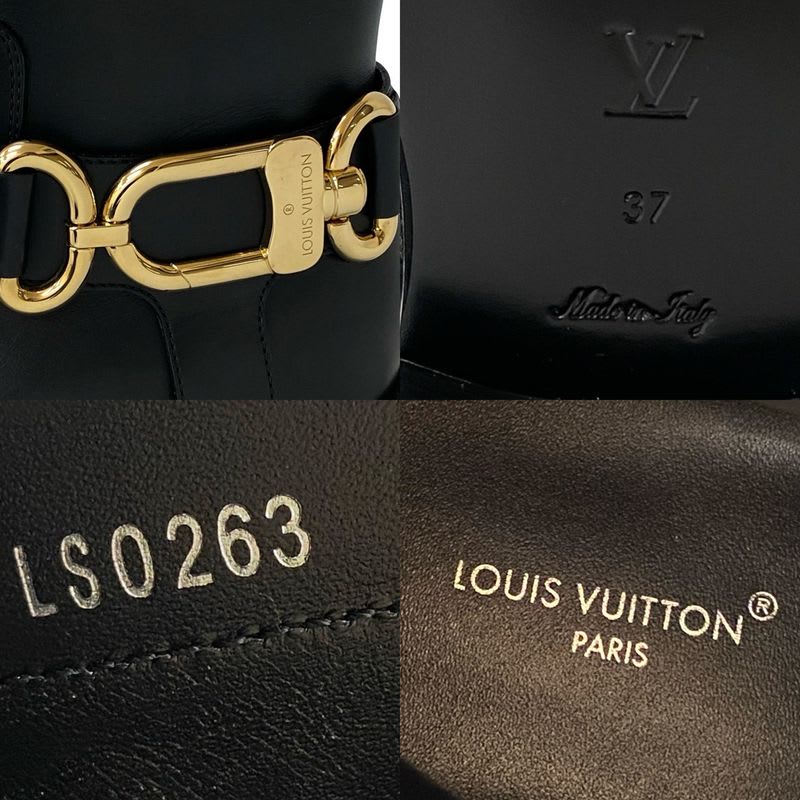 Louis Vuitton Waist Side Line Ankle Boots Logo Hardware — view 2