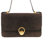 Hermes Ring De Dobris Brown Gold Hardware 00 Vintage Shoulder Bag — view 4