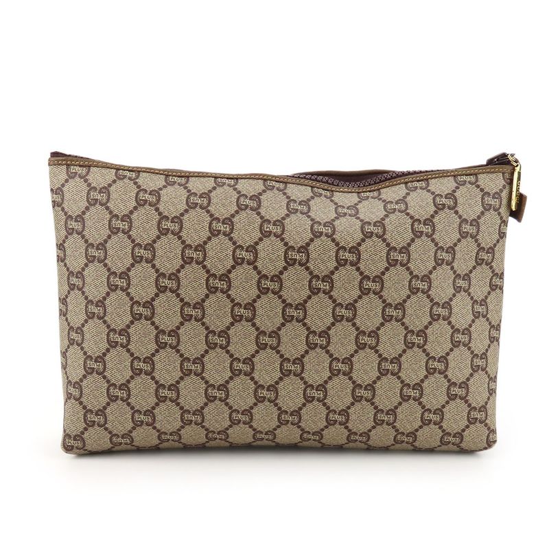 Gucci Second Bag GG Plus Beige Clutch Pouch — view 3