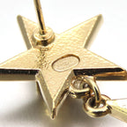 Chanel Triple Star Coco Mark Metal Gold Plated Accessories 3 Strand — view 7