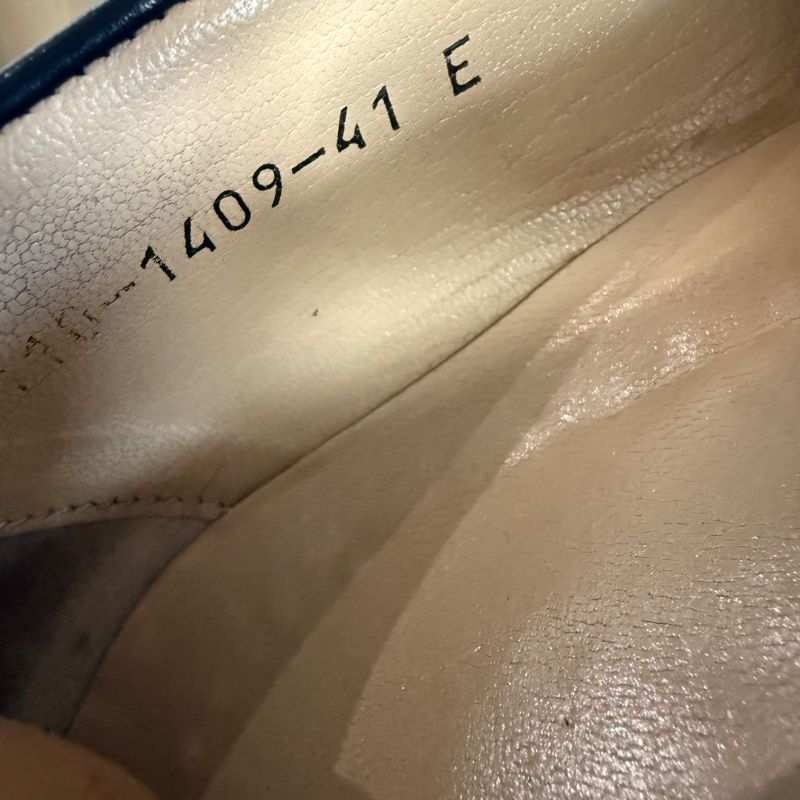Gucci Horsebit Loafer Square Toe Black Gold Hardware 41 E — view 9