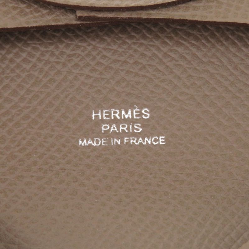Hermes Bastia Vaux Epson Etoupe Coin Case Wallet 0506 — view 6