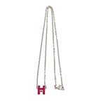 Hermes Necklace Pop Ash Mini Pendant Le Jugalante Silver Color Accessori — view 9