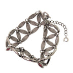 Dior Bracelet Metal Stones Gunmetal Accessories 1518 — view 3