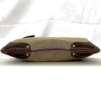 Prada Shoulder Bag Beige Brown Bt0536 Jacquard — view 7