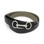 Hermes Elitage Belt 80 cm Black Etoupe Silver Hardware — view 8