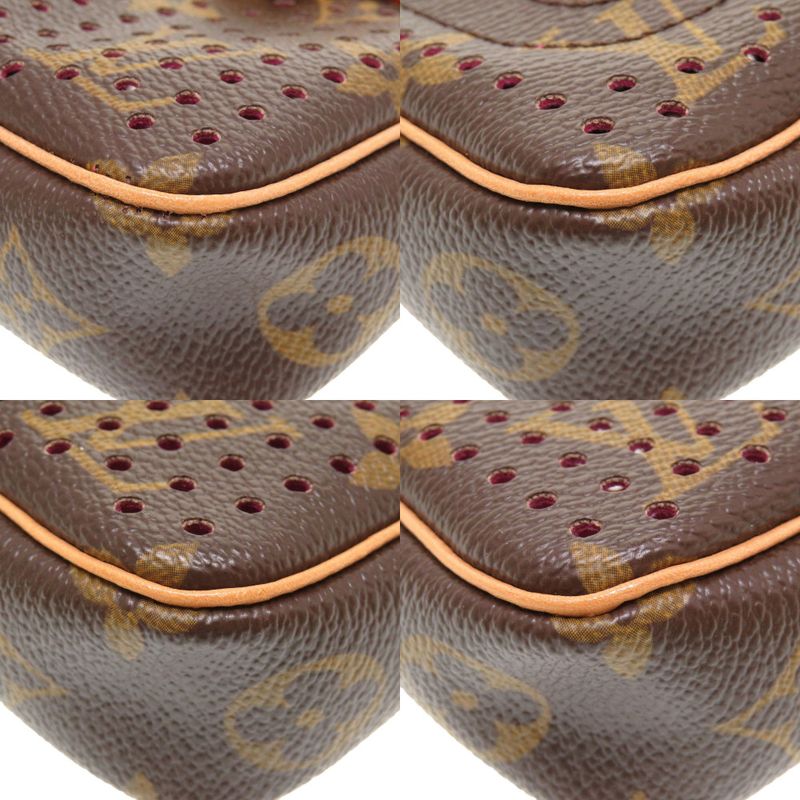 Louis Vuitton Monogram Perfo Pochette Accessoire Fuchsia Handbag Pouch — view 3