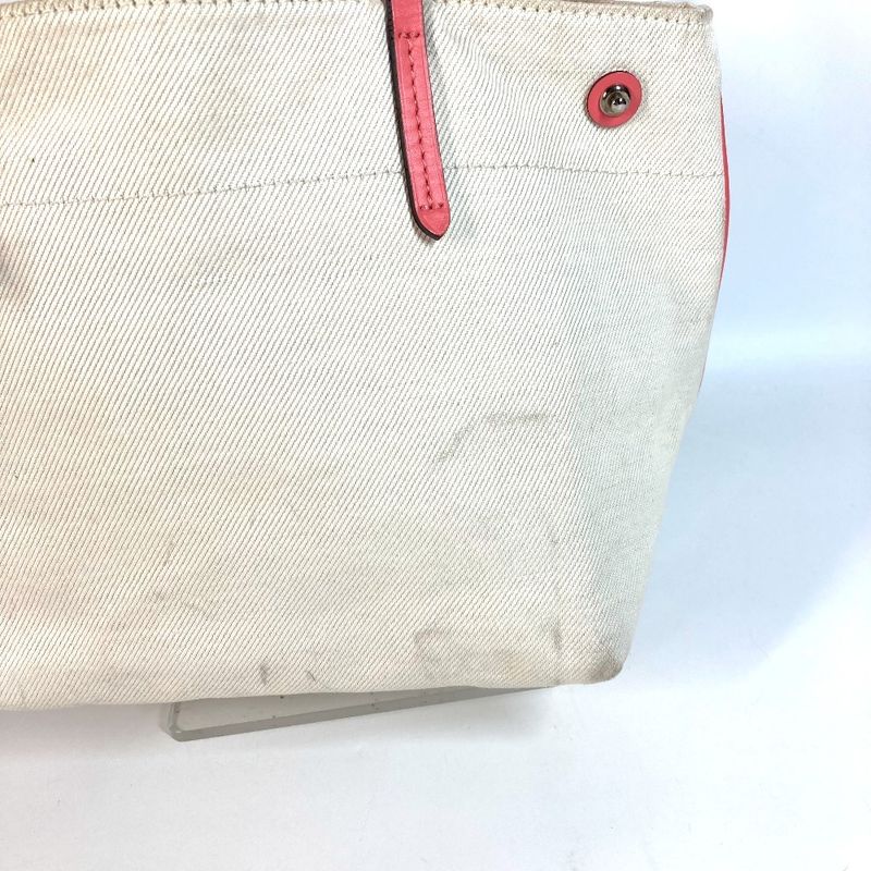 Louis Vuitton Shoulder Bag Cabas PM Leather Canvas Pink — view 6
