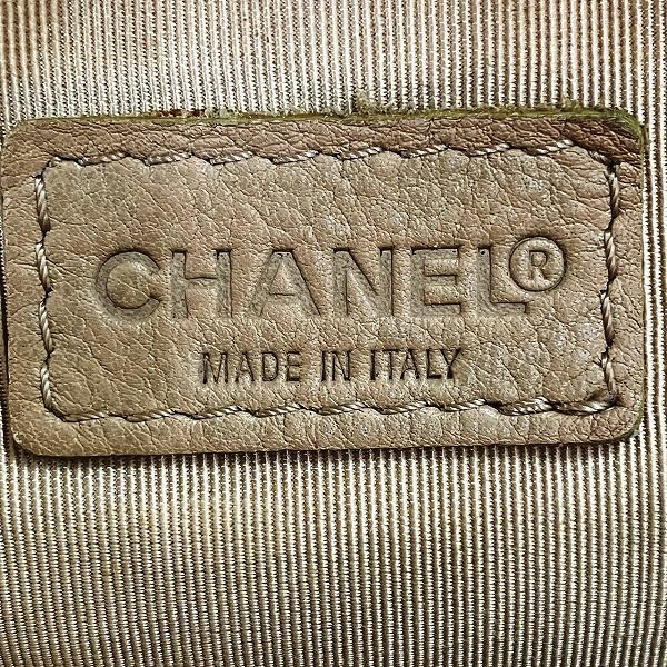 Chanel Wild Stitch Beige Lambskin Mini Boston — view 4