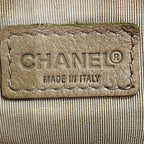 Chanel Wild Stitch Beige Lambskin Mini Boston — view 4