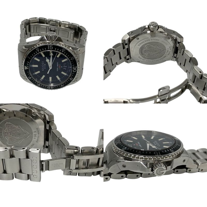 Gucci Dive Stainless Steel Quartz Watch Accessories Accessori — view 2