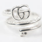 Gucci Double G Key Motif Ring AG 925 Silver 18 Weight — view 5