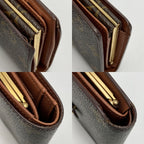 Louis Vuitton Monogram Porte Monnaie Viet Viennois Clasp Bifold Wallet — view 9