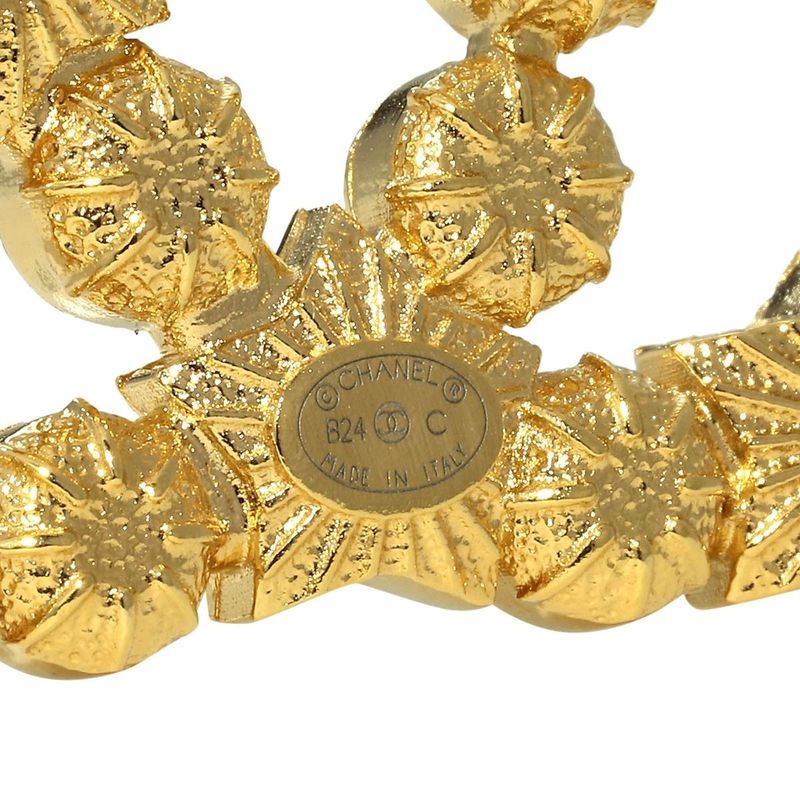 Chanel Brooch Rhinestone and Costume Pearl White — view 5
