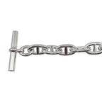 Hermes Bracelet Chaine D'ancre TGM B 011 AG 925 11 Frames Silver — view 4