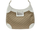 Dior Street Chic Trotter Bag Brown White Canvas — view 2