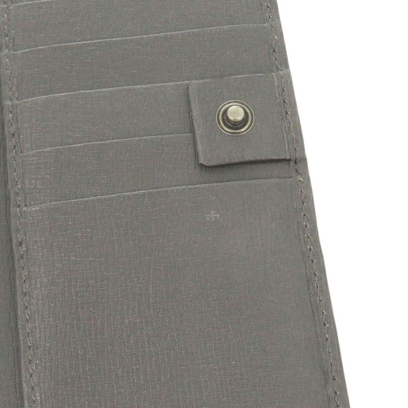 Gucci Interlocking G Leather Gray Long Wallet 0803 — view 9