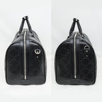 Gucci GG Embossed Boston Bag Black Leather 2-Way — view 3