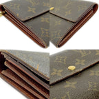 Louis Vuitton Monogram Pochette Porte Monet Cles Di Brown — view 6