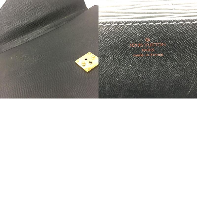 Louis Vuitton Business Bag Serviette Ambassador Epi Leather Creel Black — view 9