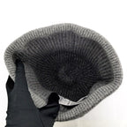 Hermes Knit Cap Heaven Charbon Flannel Gray L Size Cashmere Hat — view 7