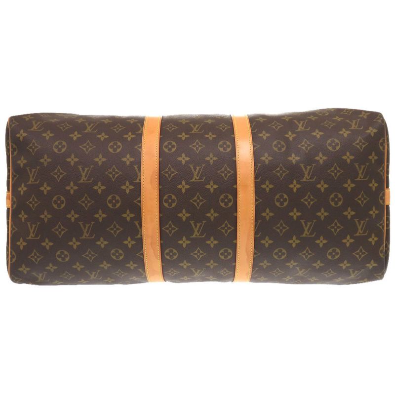 Louis Vuitton Keepall Bandouliere 60 Monogram Boston Bag 1852 — view 3