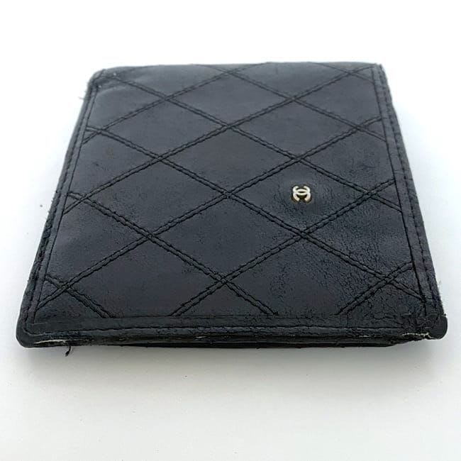 Chanel Bifold Wallet Black Bicolore — view 7