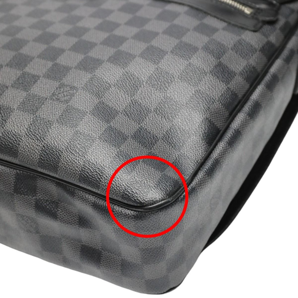 Louis Vuitton Damier Graphite Shoulder Bag Daniel GM — view 9
