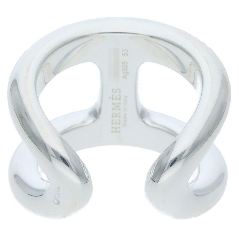 Hermes Osmose GM Silver Ring 53 13 — view 3
