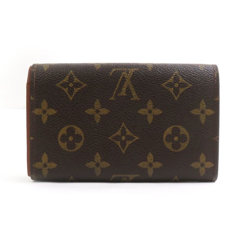 Louis Vuitton Bifold Wallet Monogram Porte Monet Bier Tresor — view 2