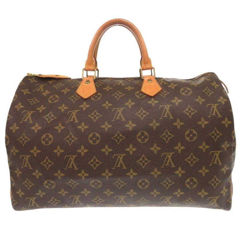 Louis Vuitton Speedy 40 Monogram Brown Handbag 0137 — view 2