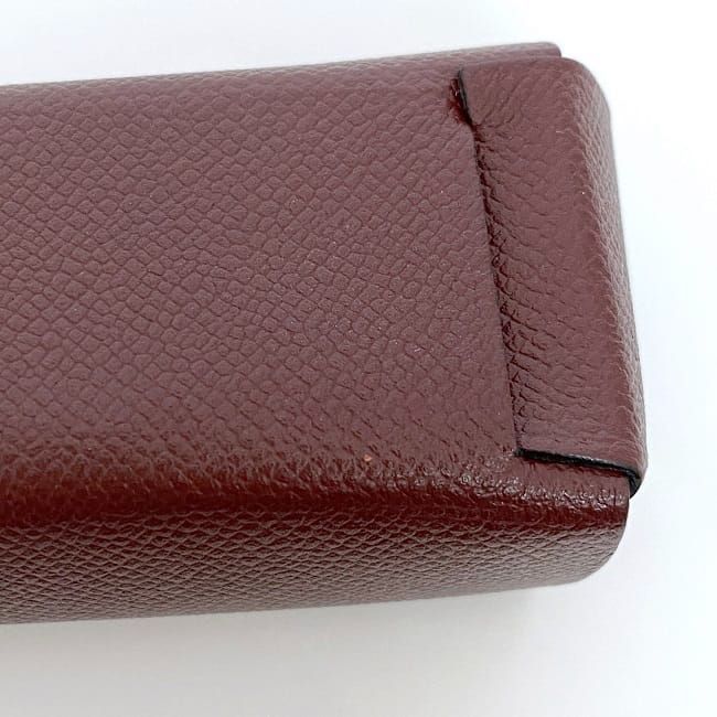Hermes Lip Case Miroir Bordeaux Rouge Ash — view 6