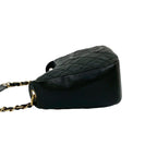 Chanel Quilted Caviar Leather Semi-one Shoulder Bag Handbag — view 6