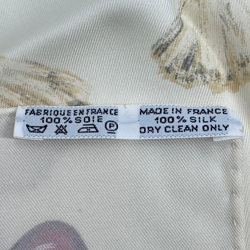 Hermes Carre 90 LA Dance Ballet Dancer Ballerina Scarf Silk Beige — view 7