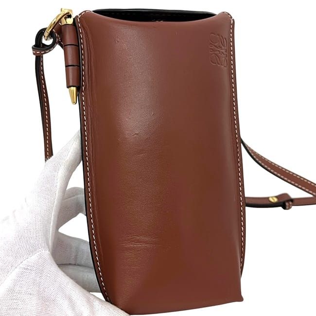 Loewe Shoulder Bag Phone Brown Gate Open — view 8