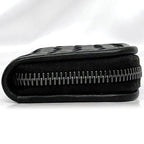 Bottega Veneta Coin Case Black Intrecciato Purse — view 2