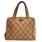 Chanel Wild Stitch Beige Lambskin Mini Boston