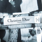 Christian Dior 25 SS 511 B28 A3 A14 100% Cotton Monsieur Patchwork Motif Long — view 6