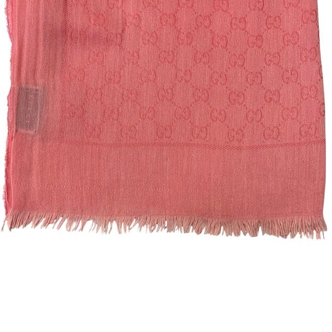 Gucci Shawl Pink Cleaned — view 3