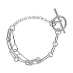 Hermes Chaine Dancre Punk Bracelet ST AG 925 Silver Accessorie — view 3