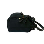 Prada Duet Logo Canvas Leather Drawstring 2-Way Handbag