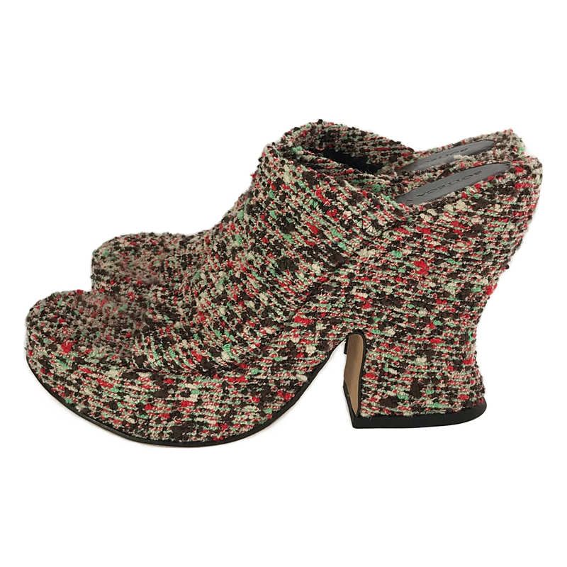Bottega Veneta Boo Cles Wedge Mule Sandals 37 Multicolor — view 2
