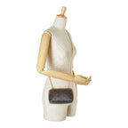 Celine Triomphe Black Brown Leather — view 9