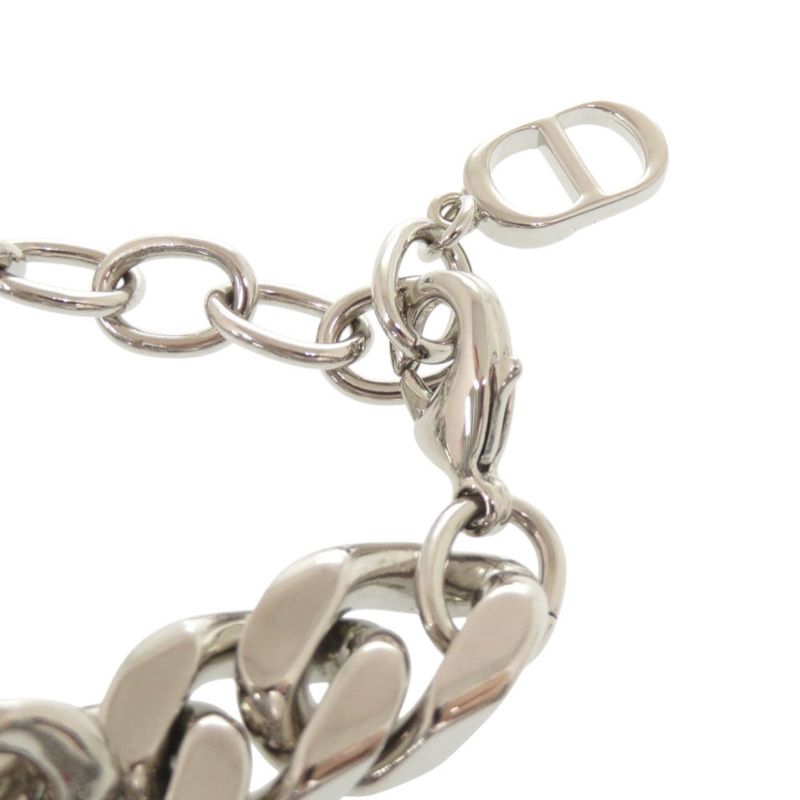 Dior Logo Metal Silver Chain Bracelet 1063 — view 7