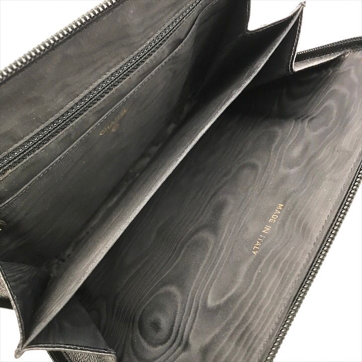 Chanel CC Logo Caviar Leather Mini Pouch Second Black — view 7