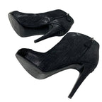 Chanel Boots Short Shoes Leather Black Coco Mark Metallic — view 6