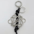 Loewe Charm Silver Black Anagram X02 — view 4